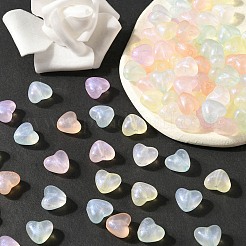 Радужное переливчатое покрытие акриловыми бусинами&nbsp;MACR-YW0002-21