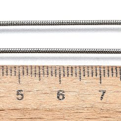 Не тускнеющие ожерелья из нержавеющей стали 304 в виде змеи NJEW-E122-32B