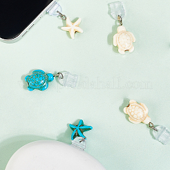 8 шт. 4-х видов пластиковых мобильных пылезащитных заглушек&nbsp;HJEW-CN00013