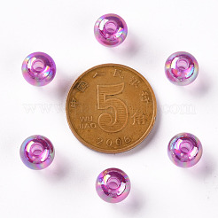 Прозрачные акриловые бусины MACR-S370-B8mm-739