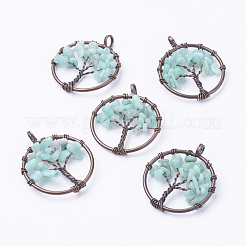 Природные и синтетические смешанные каменные подвески&nbsp;G-E419-R