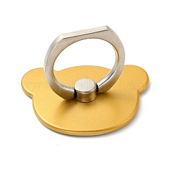 Выводы подставки для держателя сотового телефона медведя из цинкового сплава AJEW-G035-05G