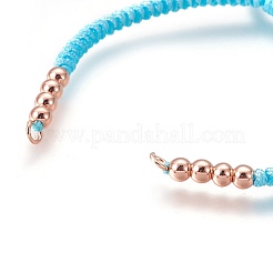 Fabrication de bracelets de perles tressées en nylon&nbsp;BJEW-F360-FRG17