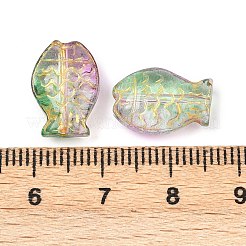 Гальванопокрытие и стеклянные бусины с золотым металлическим плетением EGLA-T029-01K