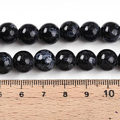 Выпечка окрашенные стеклянные бусины пряди&nbsp;DGLA-N008-10mm-10