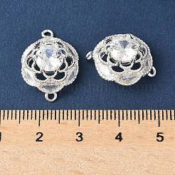 Подвески-соединители из латуни с цветком&nbsp;KK-A253-04S