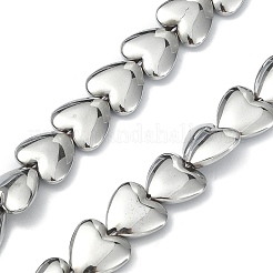 Fili di perline di ematite sintetica non magnetica elettrolitica&nbsp;G-C024-04