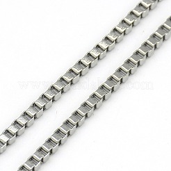 Colliers unisexes tendance en acier inoxydable 201 résistants au ternissement&nbsp;NJEW-L043D-48P