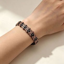 Vintage-Armbänder aus Zinklegierung mit Schmetterlingsgliedern für Herren&nbsp;WG9930E-01