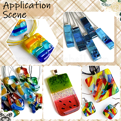 Стеклянные кабошоны для термоплавления в микроволновой печи&nbsp;FIND-SP0004-58A