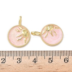 Латунь эмаль подвески&nbsp;KK-P334-30G-02