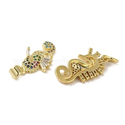 Латунные микро проложить кубического циркония подвески KK-R162-046G