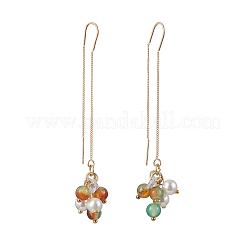 Нить для ушей из ракушек и жемчуга&nbsp;EJEW-JE06499-01