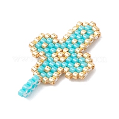 2 шт. подвески из стеклянного бисера 2 стилей&nbsp;PALLOY-MZ00883-01