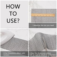24 ряд пластиковая сетка для отделки стразами&nbsp;DIY-PH0001-25