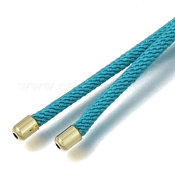Halskettenherstellung aus 2.5 mm verstellbaren geflochtenen Nylonkordeln&nbsp;FB-CBAA152-02G-26