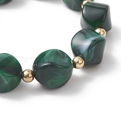 Эластичные браслеты из акриловых бусин&nbsp;BJEW-JB13236-03