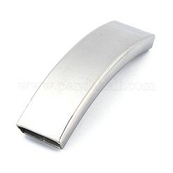 Не тускнеющие скользящие подвески/слайдерные бусины из нержавеющей стали марки 304 STAS-H219-13P-01