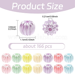 100 г акриловые бусины с имитацией жемчуга&nbsp;OACR-YW0003-84