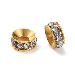 Perline distanziatori strass in ottone&nbsp;LS-RSB093-1G