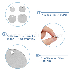 120 шт. 4 подвески из нержавеющей стали 304&nbsp;STAS-FH0002-11