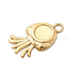 Оправы для подвесок из нержавеющей стали 304 в виде кабошонов STAS-B113-09G-04