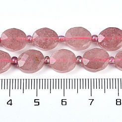 Природного кварца клубники нитей бисера G-G182-C01-01