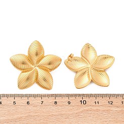 Orecchini a bottone in acciaio inossidabile 304 per donna&nbsp;EJEW-K306-19G