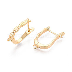 Латунная фурнитура для хооп серег KK-N267-29G