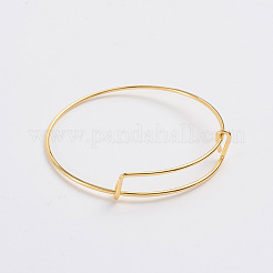 Fabrication de bracelet en fer réglable&nbsp;BJEW-TAC0003-02G