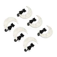 20шт 2 стиля непрозрачные акриловые подвески&nbsp;OACR-CJ0001-21