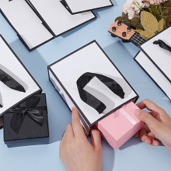 Складные бумажные подарочные пакеты с ручкой ABAG-WH0045-21A