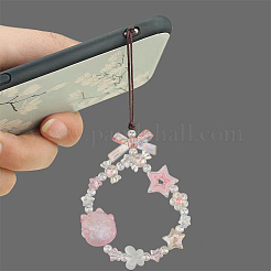 28pcs perles acryliques lumineuses 7 couleurs&nbsp;OACR-PA0002-07