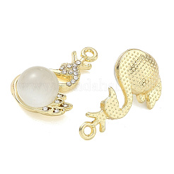 Pendentifs en alliage avec strass&nbsp;FIND-D044-22G-04