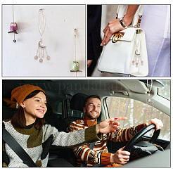 Подвеска из сплава с луной&nbsp;HJEW-DR00023