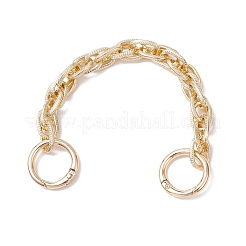 2 шт. 2 размера алюминиевых текстурированных веревочных цепей-удлинителей для сумок&nbsp;FIND-JF00162