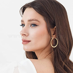 10 пара серег-колец из нержавеющей стали 304 EJEW-BBC0001-93