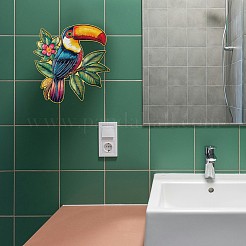 Старинный металлический оловянный знак AJEW-WH0409-086