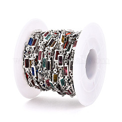 Латунные прямоугольные звенья ручной работы CHC-N024-07P