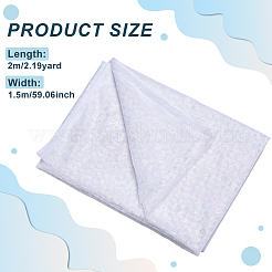 Полиэфирная ткань с цветочным узором DIY-WH0678-104A