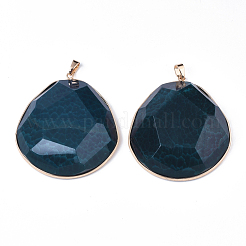 Естественно треск агат большие кулоны G-R469-05B