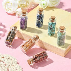 Украшение бутылки желаний прозрачное стекло AJEW-JD00010