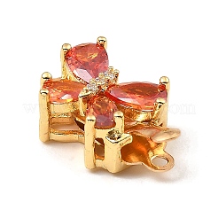 Латунные микро проложить кубического циркония ящик с застежками&nbsp;LS-KK-G484-02G