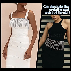 1 ярд стеклянных цепочек для чашек со стразами FIND-SZ0002-19