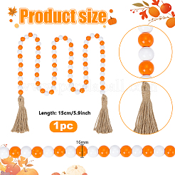 Деревянные бусины кисточки подвеска украшения&nbsp;HJEW-PH02016