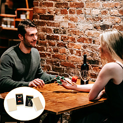 Прямоугольная картонная бумажная шкатулка для драгоценностей CON-TAC0015-01B