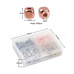 600шт 4 стильные пластиковые бусины ccb CCB-YW0001-05