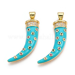 Латунные микро проложить кубического циркония подвески KK-N227-02B