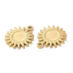 Ионное покрытие (ip) нержавеющая сталь 304 подвеска кабошон оправа STAS-L020-012G