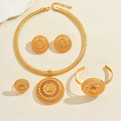 Винтажные комплекты из полых круглых ожерелий WE0355